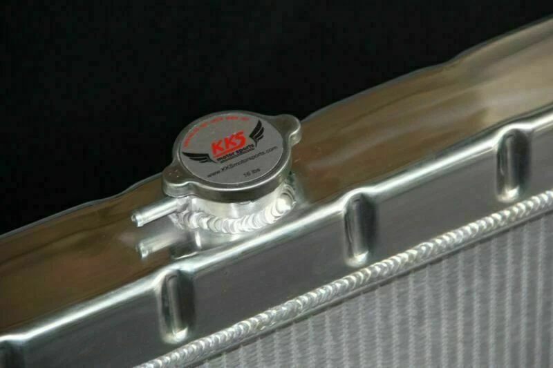 RADIADOR KKS 3 FILAS para MOTOR JEEP CJ5 CJ6 CJ7 SCRAMBLER V8 CHVEY 72-86 Foto 4 de 4