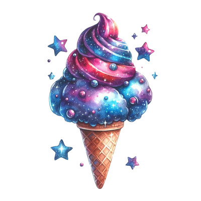 XXL 30X30 Autoaufkleber Ice Crem Aufkleber