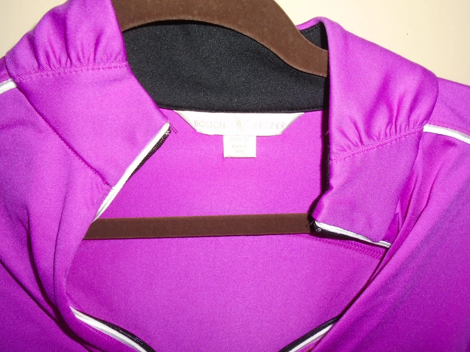 Boston Proper active wear hot pink 1/4 zip small - Image 2 of 3
