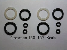 Crosman 150 157 Pistol Two O-Ring Seal Reseal Repair Kit + Exploded View w Guide