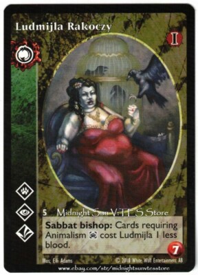 Ludmijla Rakoczy Tzimisce Anthology I 2018 BCP V:TES VTES Vampire CCG