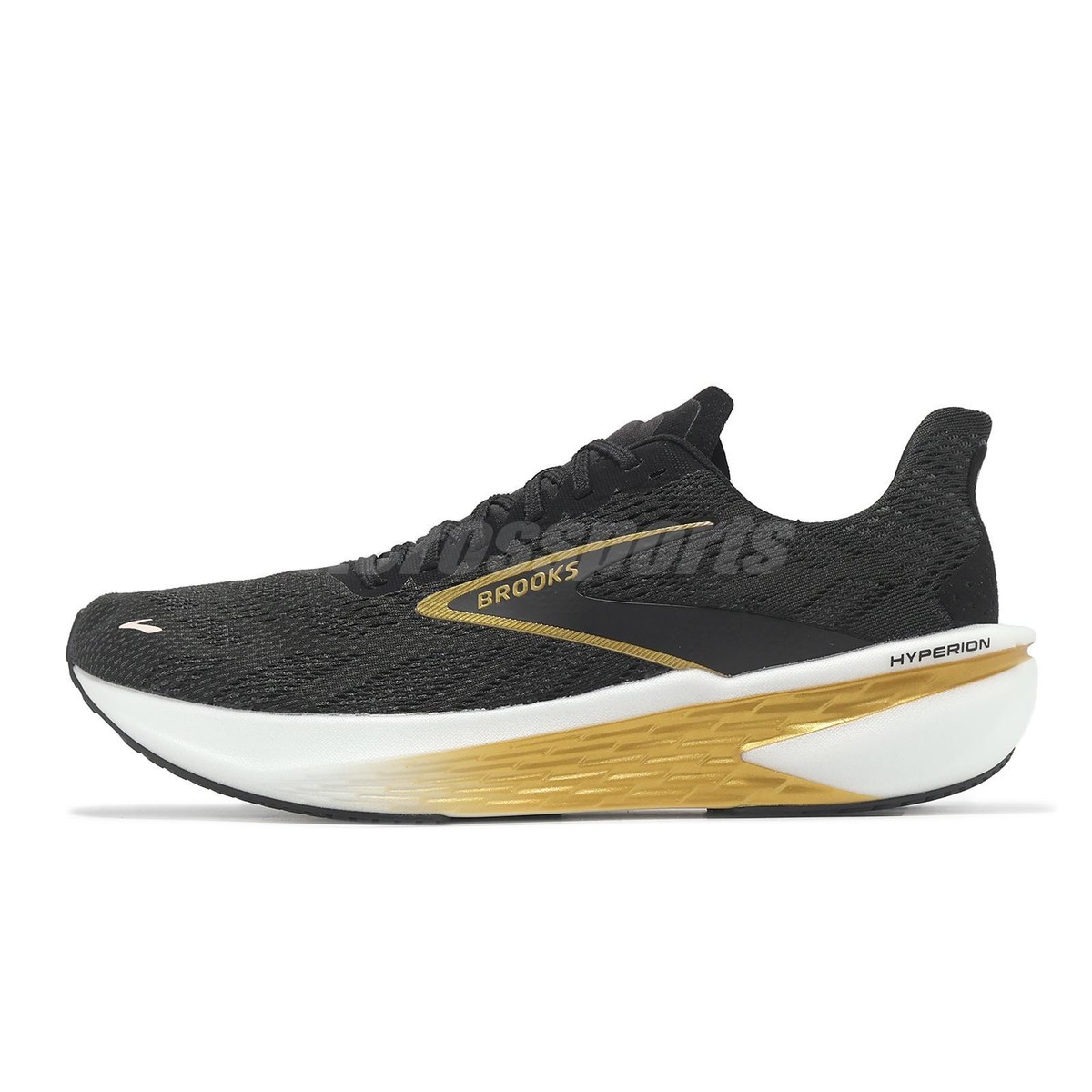 Brooks Hyperion 2 Black Gold Pink Men Racing Running Shoes