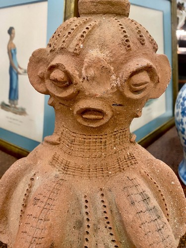 North African Ritual Woman Figure - Pottery Clay Komaland - Picture 3 of 11