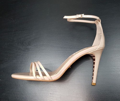 DUNE SIZE 4UK EUR37 WOMENS PINK PATENT LETHER STILETTO HEEL SLINGBACK SANDALS - Picture 16 of 24