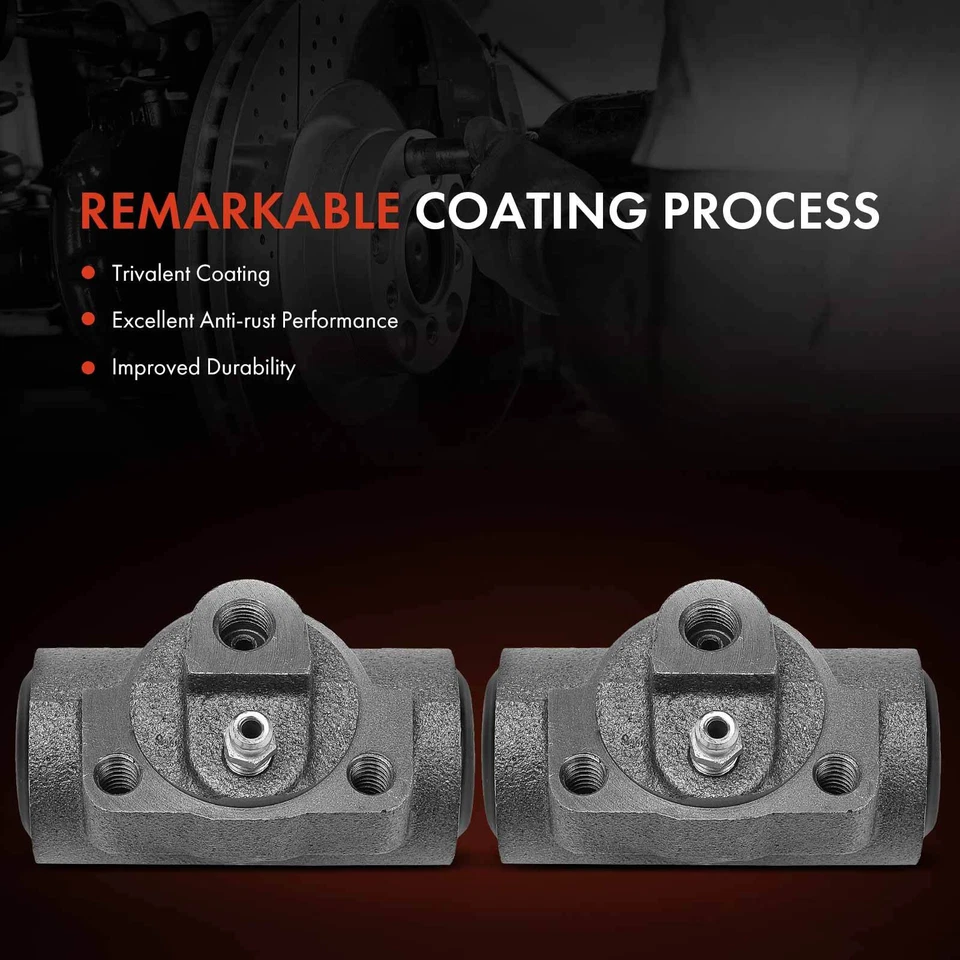 2Pcs Brake Wheel Cylinder for Cadillac Chevy Tahoe GMC Yukon Bore:1 In Rear Side - Image 4 of 4