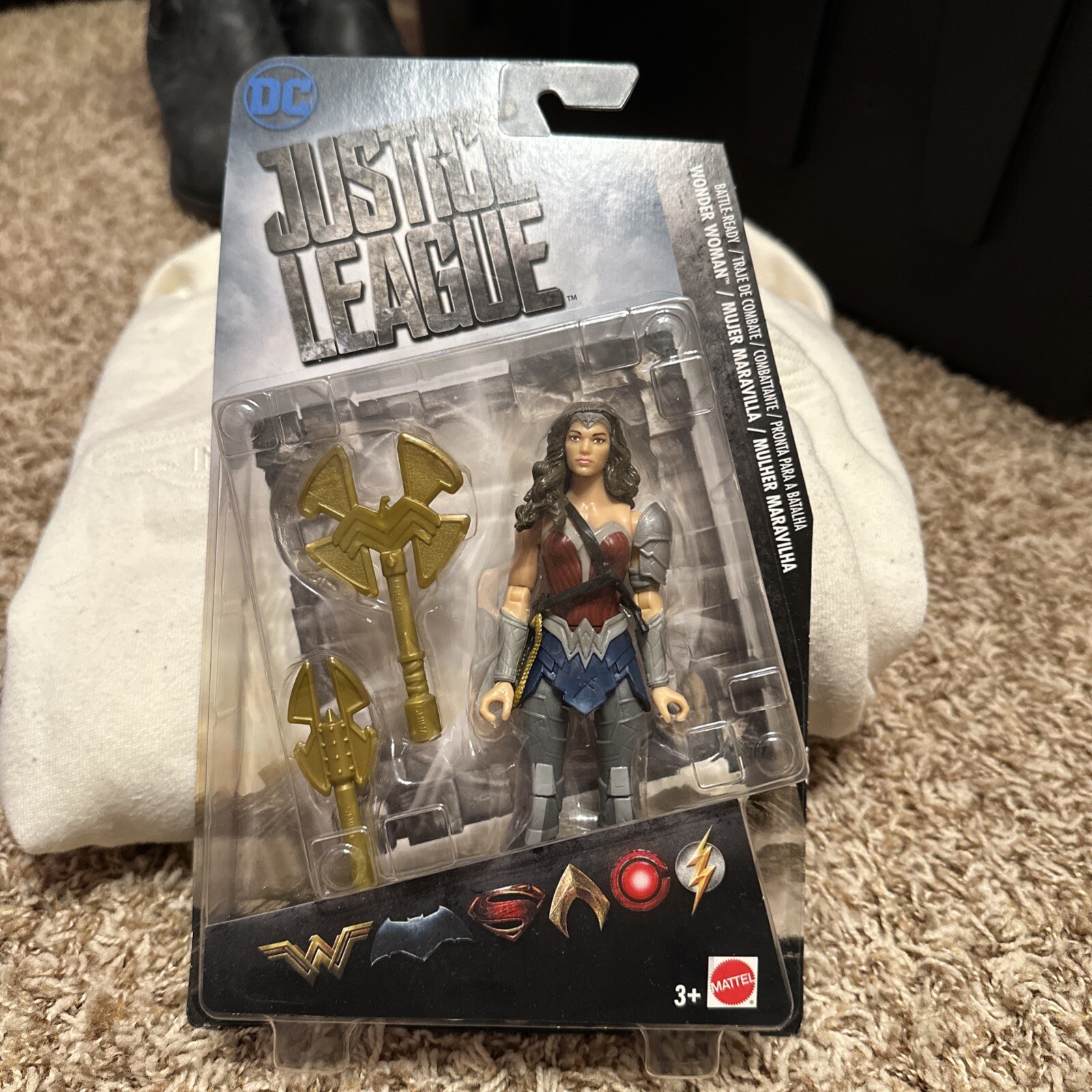 NEW DC JUSTICE LEAGUE MOVIE WONDER WOMAN ACTION FIGURE BATTLE READY ...