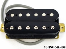  NEW Alnico 5 Humbucker PICKUP Guitar Parts 4 Wire Black Neck Position