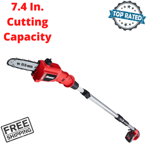Bauer 20V Cordless Pole Saw Cutter Extendable Trimming Pruning Branches