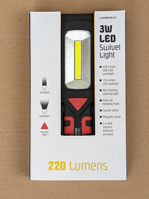 LEUCHTTURM LED MULTIFUNKTION SCHWENKBARE LEUCHTE 3W 220 LUMEN