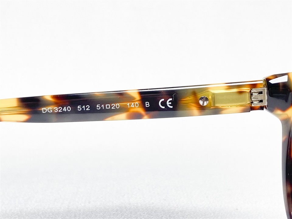 NEW Dolce & Gabbana DG3240 512 Mens Cube Havana Round Eyeglasses Frames ...