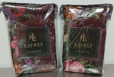 Ralph Lauren NOS Pair of Standard Pillow Shams Brittany-100 Cotton-Rare to See