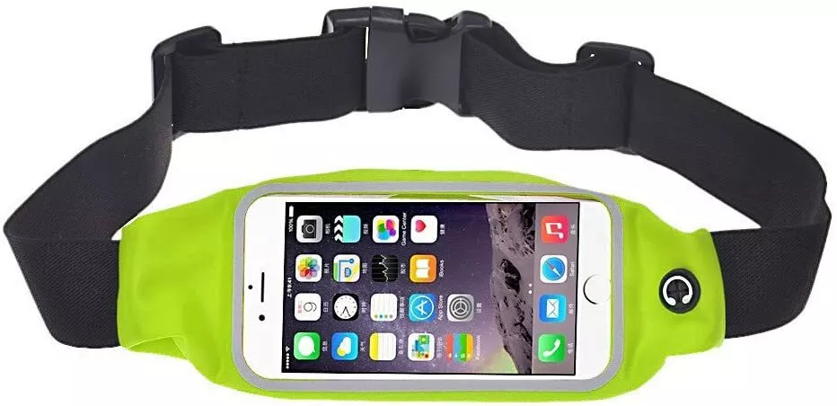 MARSUPIO PORTA CELLULARE 5.5 POLLICI SPORT CORSA PALESTRA RUNNING COLORE  GIALLO