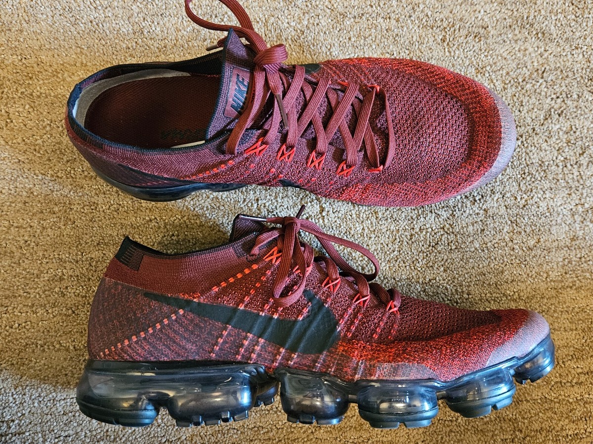 Nike Vapormax Dark Team Red/ Burgandy 849558-601 Women\'s Size 6 EUC SB18 Nike Vapormax Dark Team Red 849558-601 | eBay main image 3