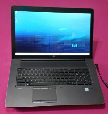 HP ZBook 17 G4 laptop I7-7820HQ 2.9-3.9Ghz 16GB ram 512GB NVIDIA ''P5000'' AX200