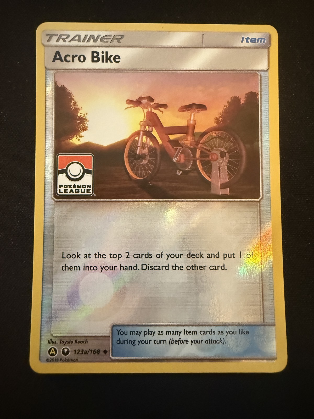 Acro Bike - (Pokemon League) 123a/168 - League & Championship Cards - Promo - Po