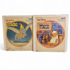 Disney Dumbo Winnie the Pooh VideoDisc SelectaVision 1982 / 1983 TESTED