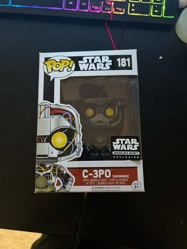 Funko Pop! Star Wars #181 C-3PO [Unfinished] Smuggler's Bounty Exclusive