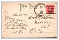 1918 Postmark Corralitos California CA DPO S/I 3 Easter Postcard