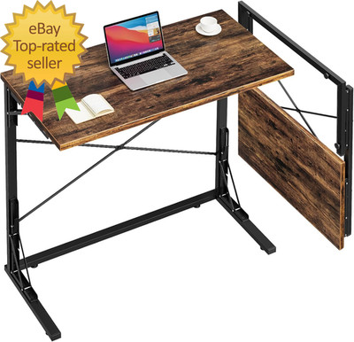 31.5 Folding Desk, Foldable TV Tray Table for Eating on Couch Extra Large TV