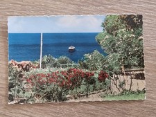 Getönte Postkarte Der Hafen vom Regierungshaus Montserrat - verschickt - Stempel re