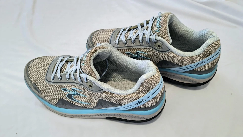 Gdefy Gravity Defyer Shoes Sneaker Womens Size 10 Grey Blue - Image 2 of 4