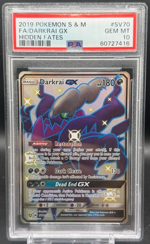 Darkrai-GX graded PSA 10 for sale on eBay