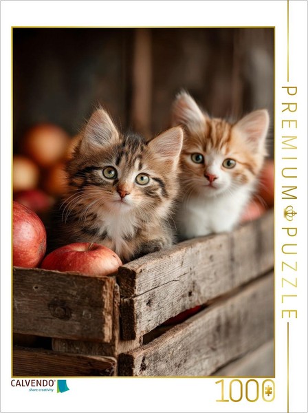 Calvendo Puzzle Katzenbabys Auf Dem Bauernhof | 1000 Teile Lege-GrößE 64X48Cm Fo-image