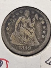 1849-O SEATED LIBERTY DIME ~ NEW ORLEANS BETTER DATE