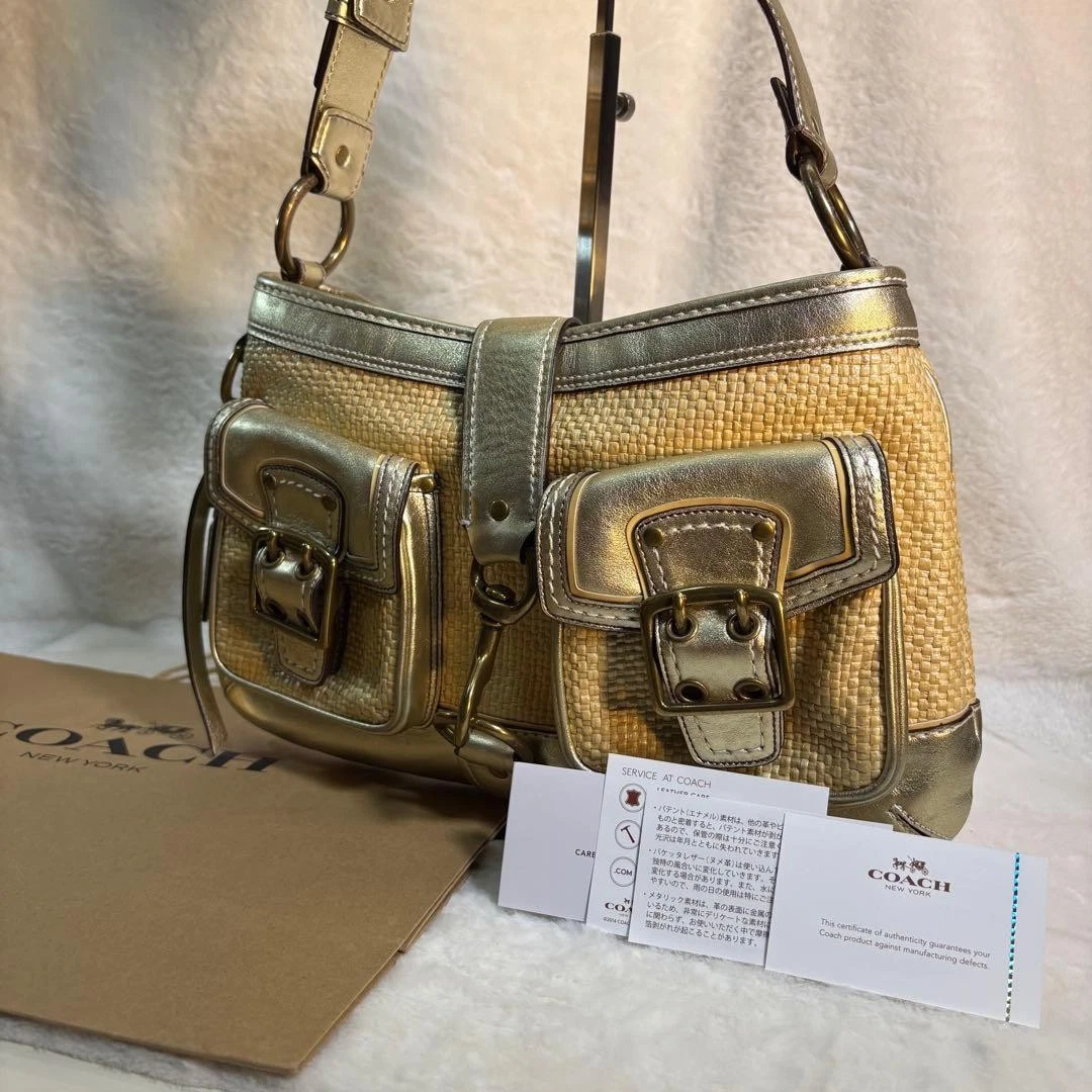 Coach Exterior Women's Straw Exterior Bags & Handbags for sale | eBay