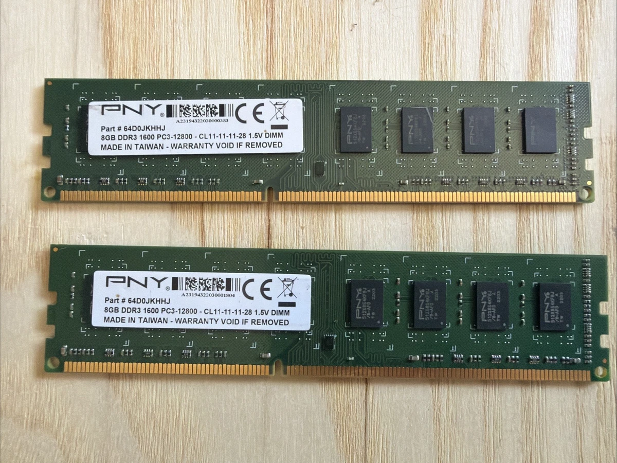 PNY DDR3 SDRAM 8 GB Capacity per Module Memory (RAM) for sale | eBay