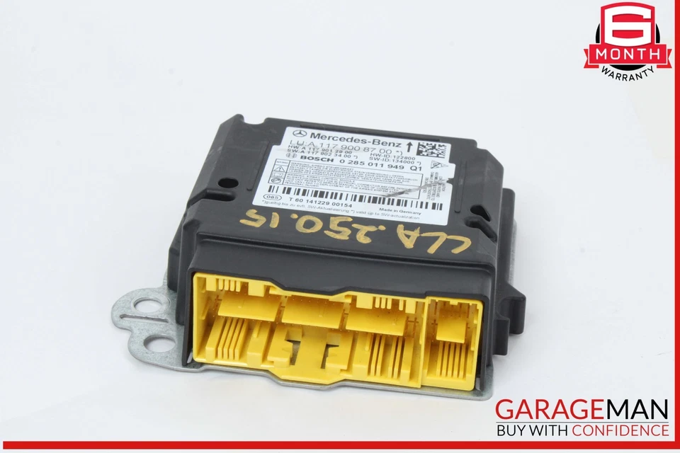 Módulo de control Airbag SRS Airbag 14-15 Mercedes W117 CLA250 GLA250 FABRICANTE DE EQUIPOS ORIGINALES Foto 3 de 4