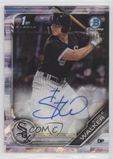 2019 Bowman Chrome Prospect Atomic Refractor /100 Steele Walker #CPA-SW Auto 7m3