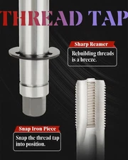 38900 Two Valve Triton Tool Kit Foolproof Repair System Spark Plug Thread Repair