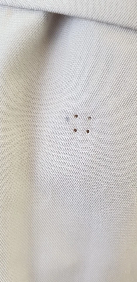 Burberry Check Haymarket Trench Coat Cotton UK Size 14 Vintage VGC - Image 4 of 4