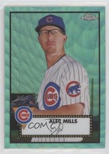 2021 Topps Chrome Platinum Anniversary Aqua Wave Refractor Alec Mills #379 2k3