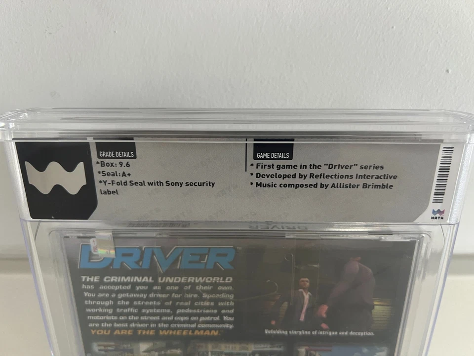 Driver (PS1, Playstation 1) WATA 9.6 A+ New Sealed Graded CGC VGA PSA 1st Print! - Image 3 of 4