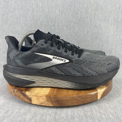 Brooks Hyperion GTS 2 Shoes Mens Size 8.5 Gray Sneakers Running Athletic Black