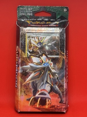 2017 Pokemon Guardians Rising Steel Sun Solgaleo Sealed NEW Theme Deck Box TCG