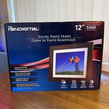 PanDigital Pan image Digital Photo Frame 12 PAN1200DWFR W/ Box