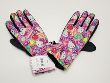 Hello Kitty Girls Ski Gloves Size Small Medium New Winter Outdoor Play Bioworld