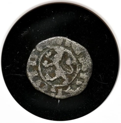 CRUSADERS, Cyprus. Janus, 1398-1432. Billon Denier, NGC Fine Details