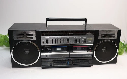 ⭐Fisher PH-W704 Vintage Stereo Boombox  Radio Works, Cassette Deck Non-Function