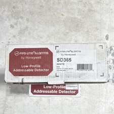 Fire-Lite Alarms by Honeywell SD365 Low-Profile Addressable Smoke Detector White