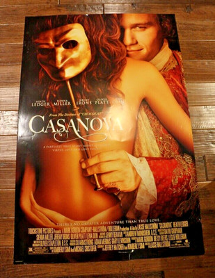Casanova 2005 Original DS Movie Poster 27x40 Heath Ledger Rolled