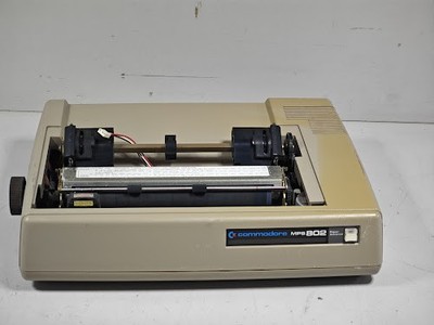 Commodore MPS 802 Drucker - Ungetestet, Vintage, Gebrauchsspuren