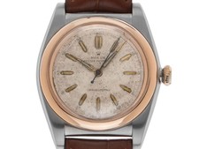 Rolex Oyster Perpetual Bubble Back Ref.3133 1944 Box&Besch. sehr gut Vintage