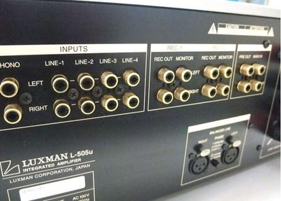Luxman L-505u Stereo Integrated Amplifier w/ Remote Cable Tested
