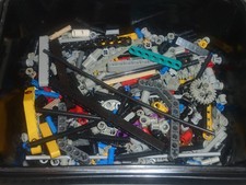 Lot vrac 500 petites pièces LEGO TECHNIC / engrenages pins connecteurs kg Lot.1
