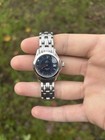 Ladies Omega Seamaster 120m 26MM Blue Wave Dial Stainless Steel Quartz 2581.81