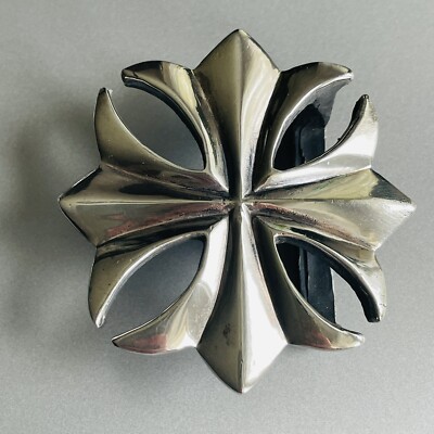 $1770 King Baby Studio Solid Sterling Silver BIG Cross Belt  display picture 2